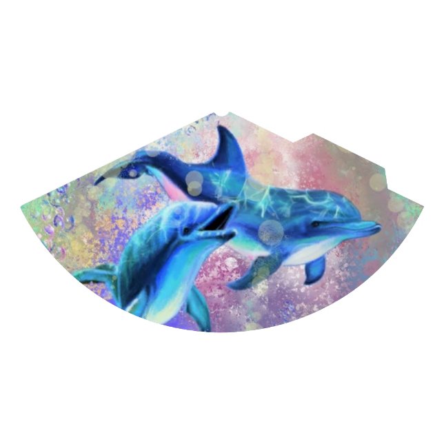 De Festa Chapéu do Partido dos Golfinhos do casal (Frente)