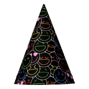 De Festa Chapéu do Partido Neon Emoji: Divertimento Conhece