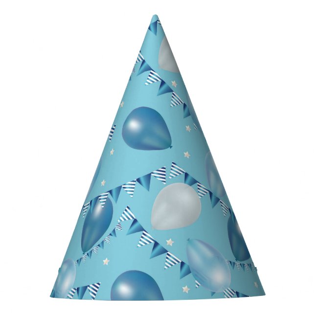 De Festa Chapéu do Partido Whimsso, Balão, Estrela, design  (Frente)