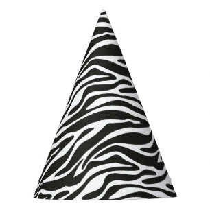 De Festa Chapéu preto e branco do partido da zebra