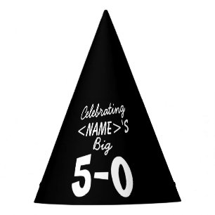 De Festa Chapéu preto personalizado do Livro Branco do 50t
