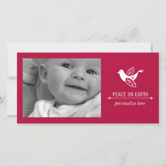 De Festividades 1 cartão com fotos horizontal