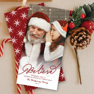 De Festividades Acredite o cartão com fotos à moda do feriado do