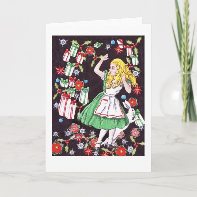 De Festividades "Alice cartão no inferno do feriado" (Frente)