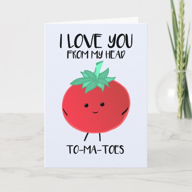 De Festividades Amo-te da minha cabeça AO MÃE-TOES - Cartão (Frente)