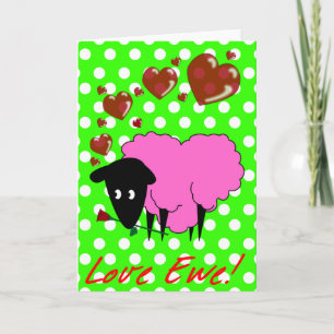 De Festividades Amor Ewe! Cartão