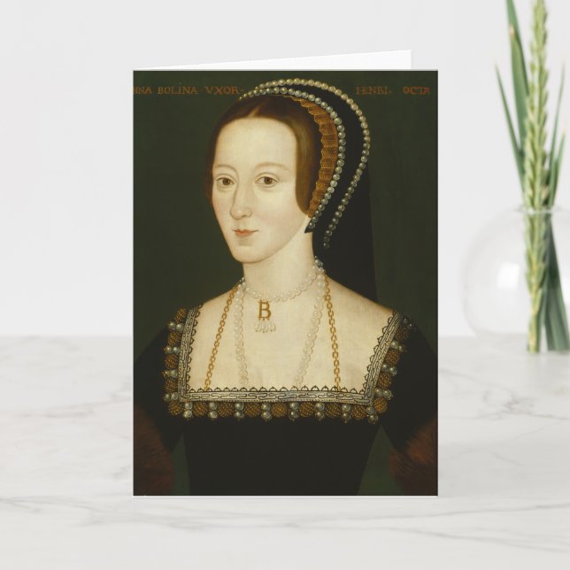 De Festividades Anne Boleyn - cartão vazio (Frente)