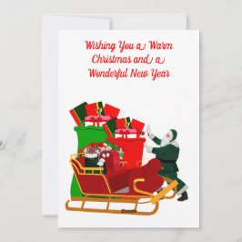 De Festividades Aqui vem o cartão do Papai Noel