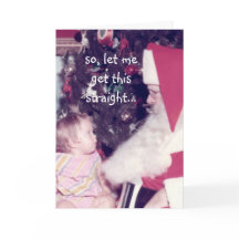 Assim, deixe-me obtêm este… cartão reto do feriado