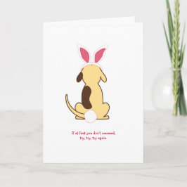 De Festividades Audições gordas do cão a ser cartão do coelhinho
