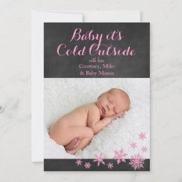 De Festividades Bebê É Frio Fresco Feriado Fora do Cartão com foto