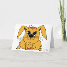 De Festividades Bonito Coelhinho Gordo "Páscoa Hoppy"! Cartão
