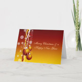 De Festividades Cartão 1 do Xmas (personalize)