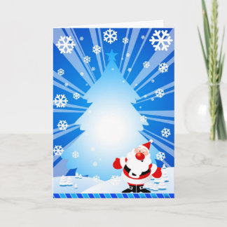 De Festividades Cartão 5 do Xmas (personalize)