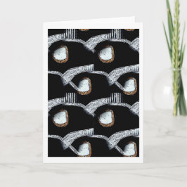 De Festividades Cartão abstrato do africano