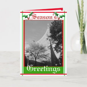 De Festividades Cartão ascendente da varredura