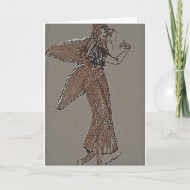 De Festividades Cartão beduíno do anjo (Frente)