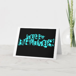 De Festividades Cartão Birthmas Feliz