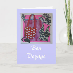 De Festividades Cartão Bon Voyage