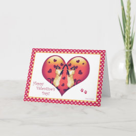 De Festividades Cartão bonito do dia dos namorados do gato Siamese