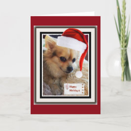 De Festividades Cartão bonito do feriado do cachorrinho