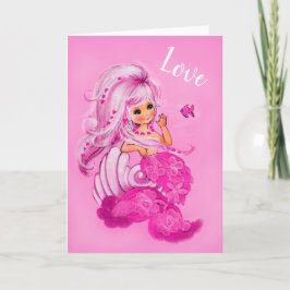 De Festividades Cartão bonito dos namorados do AMOR do rosa da