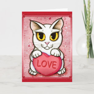 De Festividades Cartão branco da arte do amor do coração dos do