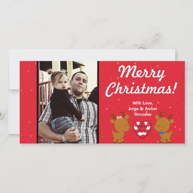 De Festividades cartão com fotos 4x8 (Frente)