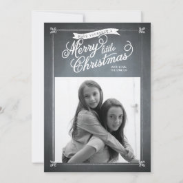 De Festividades Cartão com fotos branco do feriado do visco do