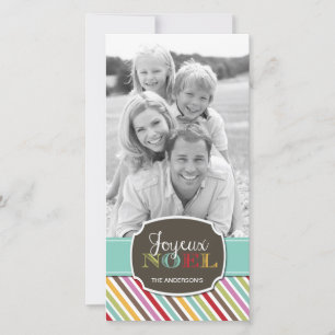 De Festividades Cartão com fotos Bright Modern Personalizável