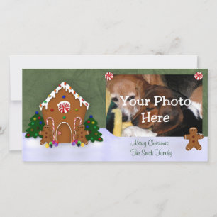 De Festividades Cartão com fotos da Casa Gingercake