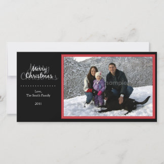 De Festividades Cartão com fotos do Feliz Natal