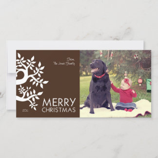 De Festividades Cartão com fotos do Feliz Natal