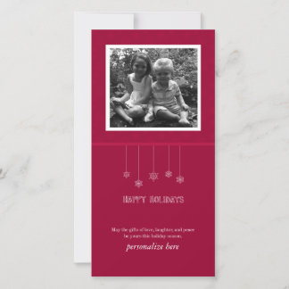 De Festividades Cartão com fotos do vertical 1