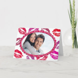 De Festividades Cartão com fotos dos namorados