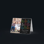 De Festividades Cartão com fotos Fa La Holiday<br><div class="desc">Celebre a temporada com este cartão de férias moderno e na moda de Berry Berry Sweet.</div>