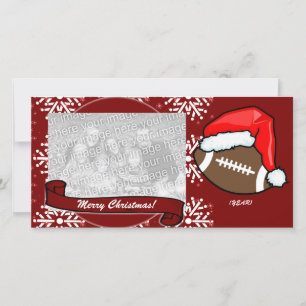 De Festividades Cartão com fotos - futebol do Natal