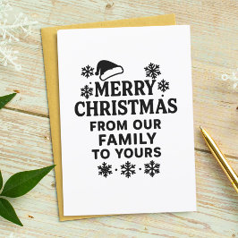 De Festividades Cartão com fotos moderno Feliz Natal
