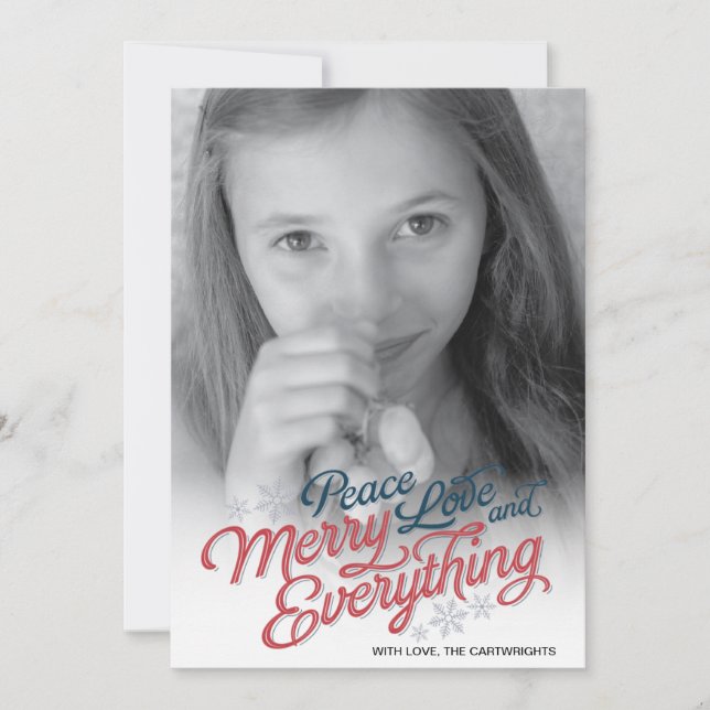 De Festividades Cartão com fotos vermelho referente à cultura (Frente)