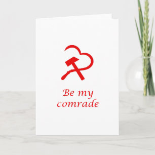 De Festividades Cartão comunista do dia dos namorados -- Seja meu