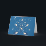 De Festividades Cartão crepuscular dos Tomcats<br><div class="desc">Cartão com design brincalhão do gato</div>