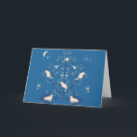 De Festividades Cartão crepuscular dos Tomcats<br><div class="desc">Cartão com design brincalhão do gato</div>