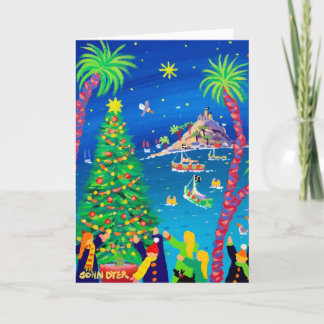 De Festividades Cartão da arte: Natal da baía das montagens