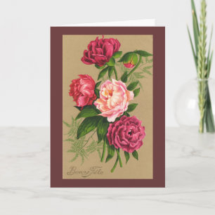 De Festividades Cartão da flor