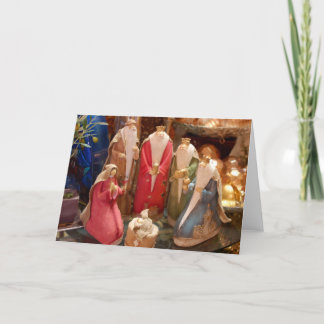 De Festividades Cartão da foto da natividade do Natal
