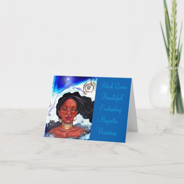 De Festividades Cartão da mulher negra (Frente)
