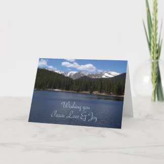 De Festividades Cartão da paz, do amor & da alegria