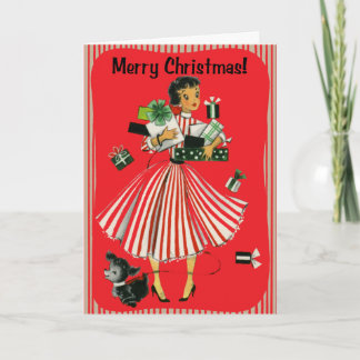 De Festividades Cartão da senhora Natal da compra do