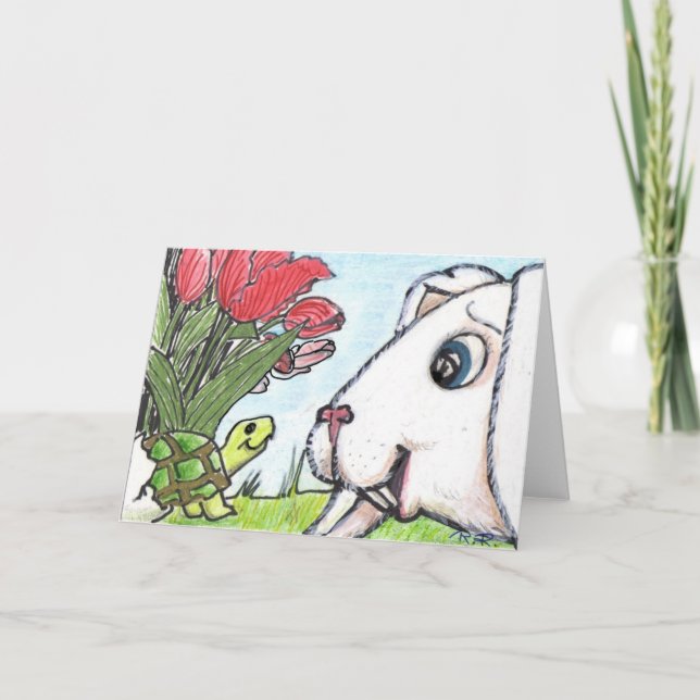 De Festividades Cartão da surpresa da páscoa (Frente)