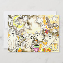 Cartão da Temporada Assustadora